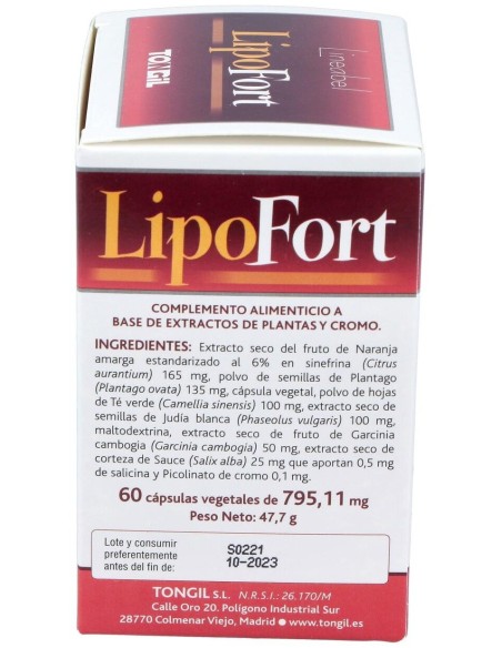 Lipofort (Quemafort) 60Cap. Lineabel de Tongil