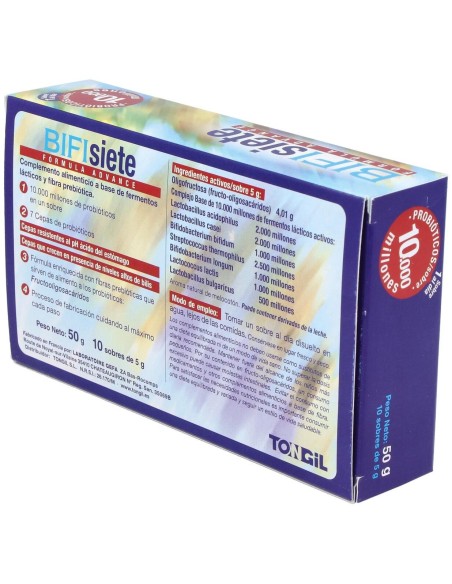 Bifisiete 10Sobres 50Gr de Tongil