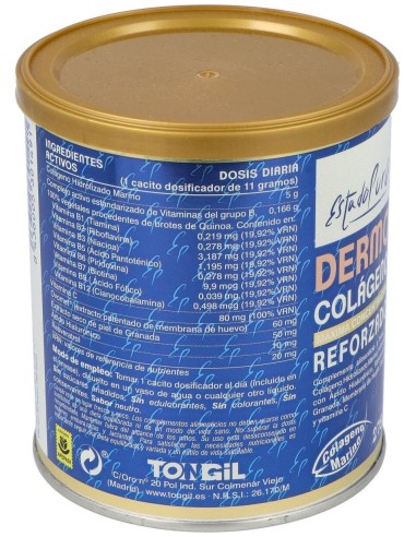 Dermocolageno Reforzado 275Gr. Estado Puro de Tongil
