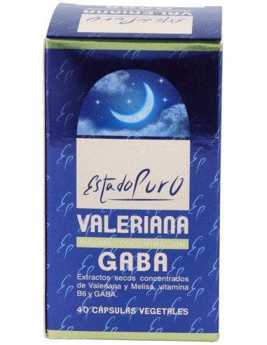 Valeriana Con Gaba 40Cap. Estado Puro de Tongil