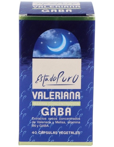 Valeriana Con Gaba 40Cap. Estado Puro de Tongil