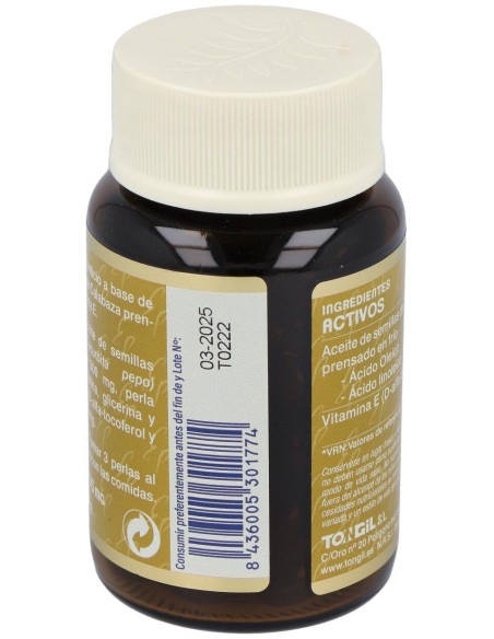 Semilla De Calabaza 60 Perlas Vitalis de Tongil