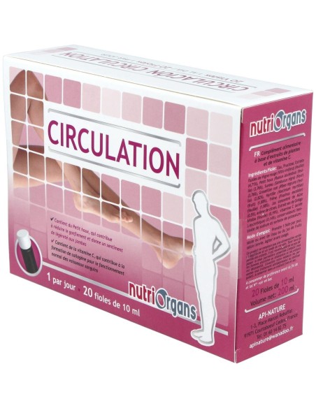 Nutriorgans Circulacion 20Amp. de Tongil