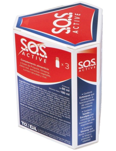 Sos Active 3Frascos 60Ml. de Tongil
