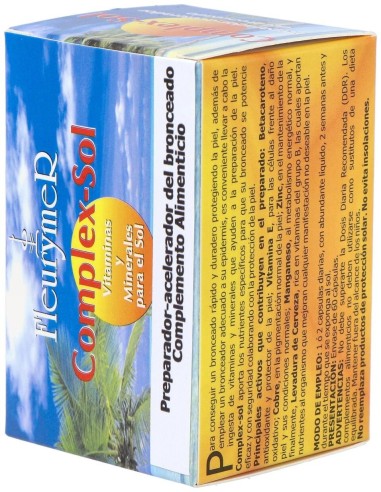 Complex Sol Vitaminas+Minerales Para El Sol 60Cap. de Fleurymer