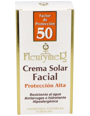 Crema Solar Facial Spf-50 Tubo de Fleurymer