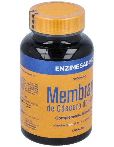Membrana De Cascara De Huevo 30Cap. de Enzime - Sabinco