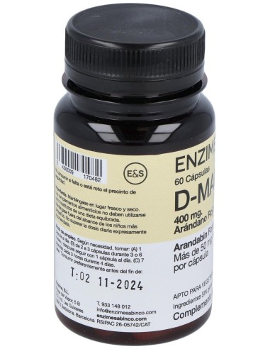 D-Manosa Arandabin Forte 60Cap. de Enzime - Sabinco