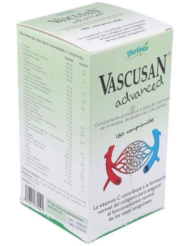 Vascusan Advanced 180 Tabletas de Naturemost