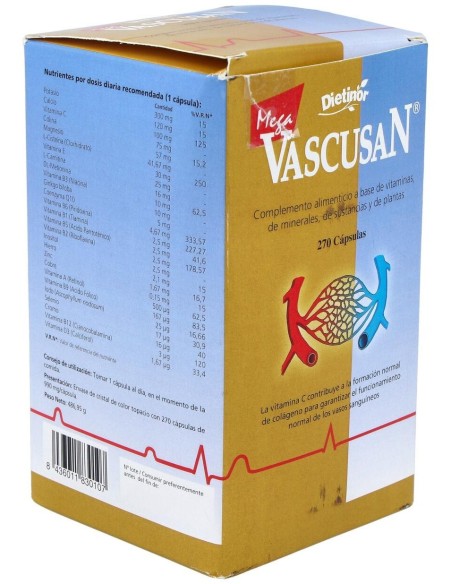 Mega Vascusan 270Capsulas de Dietinor (Vascusan)