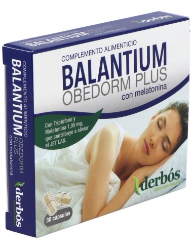Balantium Obedorm Plus 30Cap. de Derbos