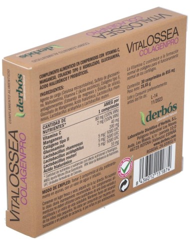 Vitalossea Colagenpro 30Comp. de Derbos