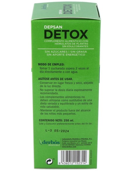 Depsan Detox 250Ml. de Derbos