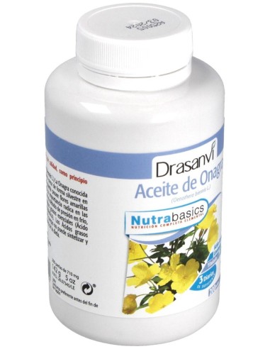 Onagra Aceite 200 Perlas 500Mg Nutrabasicos Drasanvi