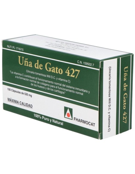 Uña De Gato 427 100Cap. de Fharmocat