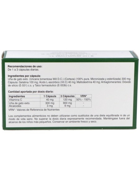 Uña De Gato 427 100 capsulas de Fharmocat