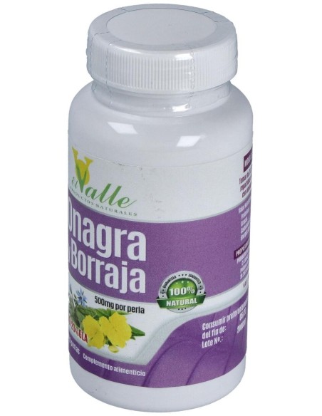 Aceite De Onagra-Borraja-Vit.E 120Perlas de El Valle