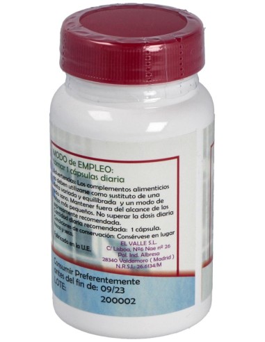 Coenzima Q10 100Mg. 60Cap. de El Valle