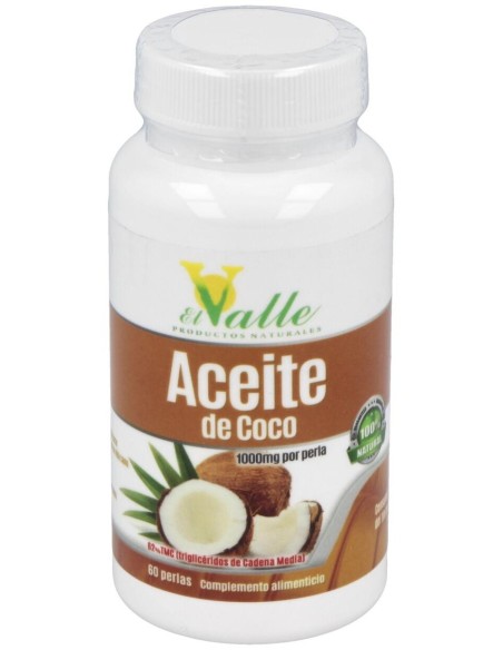 Aceite De Coco 60Perlas de El Valle