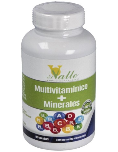 Multivitaminico Mineral 90Perlas de El Valle