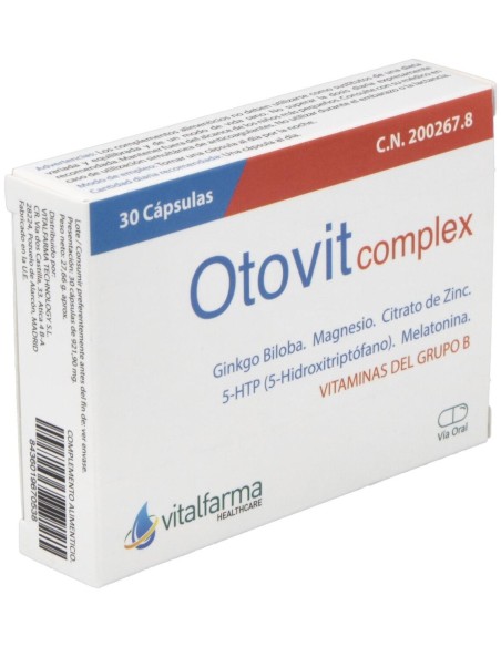 Otovit Complex 30Cap. de Vitalfarma
