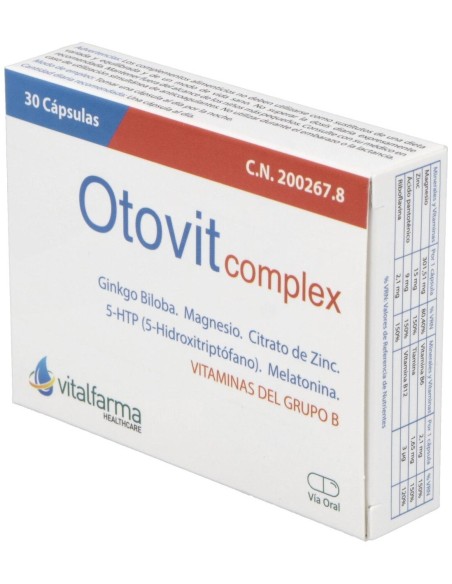 Otovit Complex 30Cap. de Vitalfarma