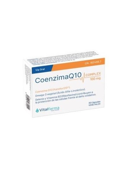 Coenzima Q10 Select 100Miligramos 30 Cápsulas  Vitalfarma
