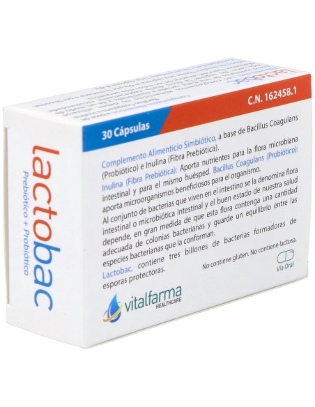 Lactobac 30Cap. de Vitalfarma