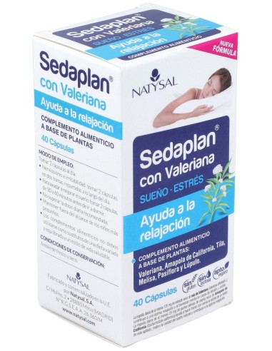 Sedaplan (Valeriana-Tranquilizante) 40Cap. de Natysal