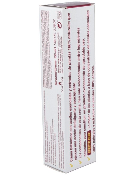 Harpasul Crema Corporal (Harpagofito Forte Crema) 100 ml. de Natysal