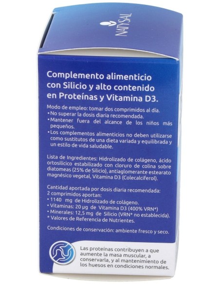 Colageno Hidrolizado Con Silicio Y Vit. D3   60 Comp. de Natysal
