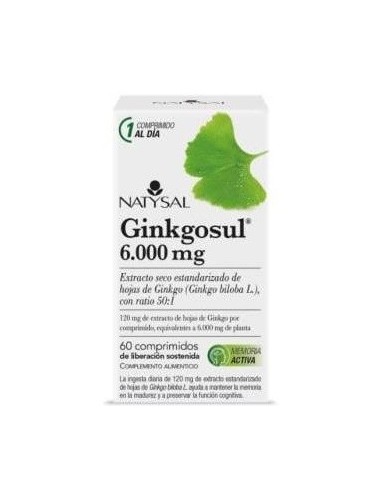 Ginkgosul (Trastornos Circulatorios) 60Comp. de Natysal