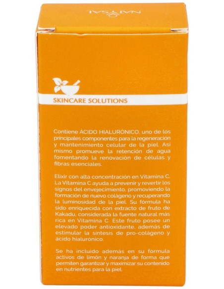 Elixir Facial Acido Hialuronico Y Vitamina C 20Ml. de Natysal