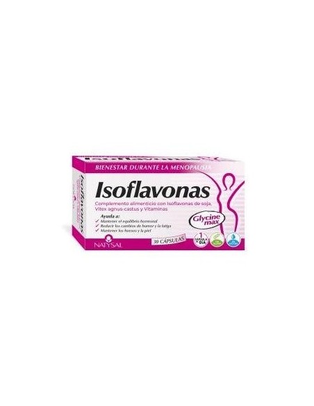 Isoflavonas (40% Isoflavonas, Vitex Agnus-Castus Y Vitaminas) 30 Cáps. de Natysal