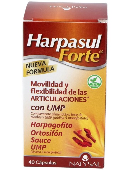 Harpasul Forte Cap.(Harpagofito+Ortosifón+Sauce+Ump)  40 Cáps. de Natysal
