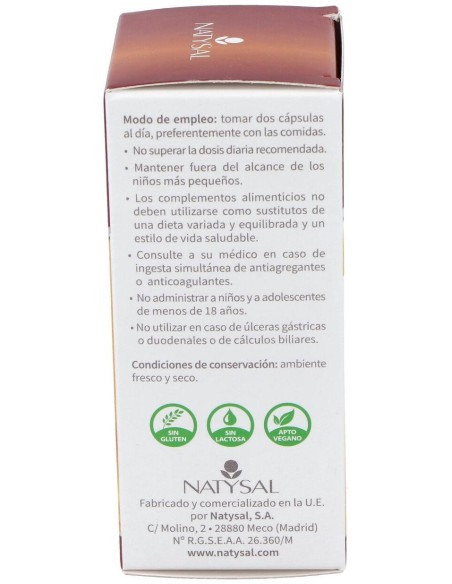 Harpasul Forte Cap.(Harpagofito+Ortosifón+Sauce+Ump)  40 Cáps. de Natysal