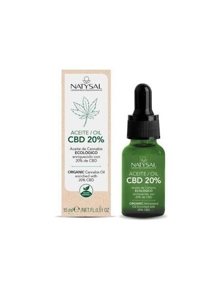 Aceite De Cannabis Ecológico Con 20% De Cbd 15 ml. de Natysal