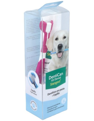 Kit Dental Cepillo+Pasta Perros 100Gr. de Stangest Vet