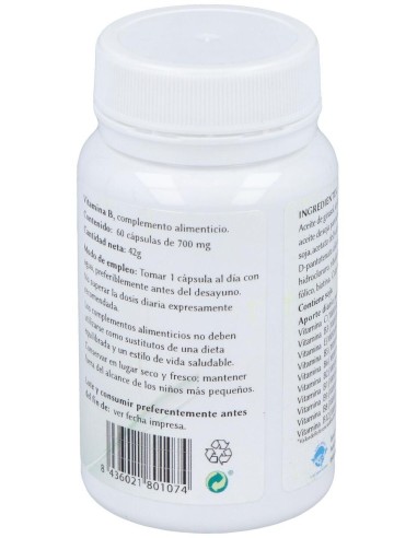 Vitamina B Complex 60Cap. de Espadiet