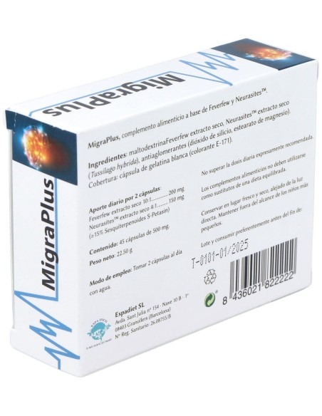 Migraplus 45 Cáp. de Espadiet