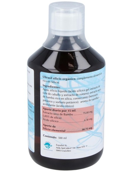 Ultrasil (Silicio Orgánico 500 Ml) de Espadiet