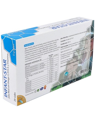 Jalea Infan + Omega 3 20 Vial. de Espadiet