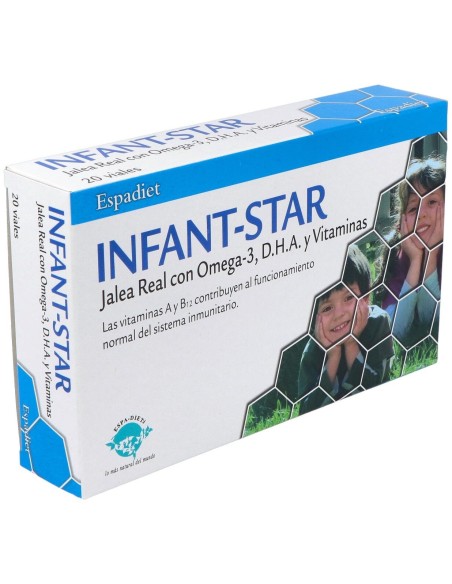 Jalea Infant Star Omega 20Viales de Espadiet
