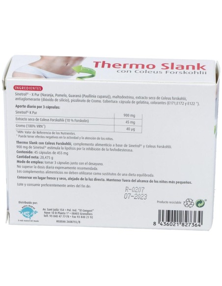 Thermo Slank 45 Cáp. de Reddir