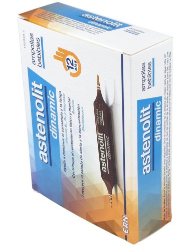 Astenolit Dinamic 12Ampollas Bebibles de Astenolit