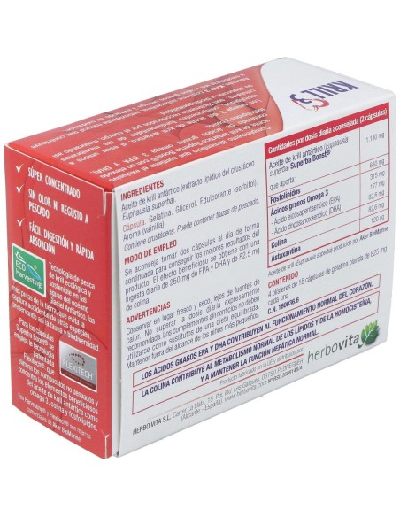 Krill-3 60Perlas de Herbovita