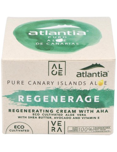 Regenerage Crema Antiedad Con Aloe 50Ml. Eco de Atlantia