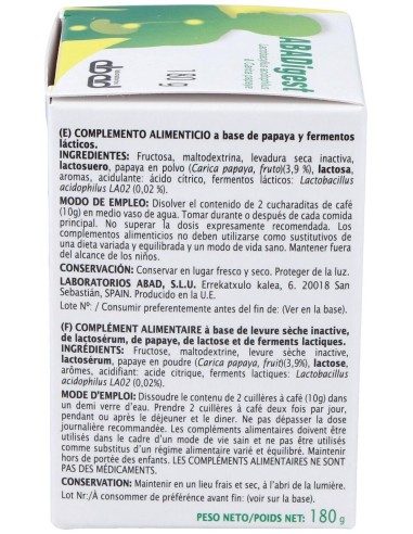 Abadigest (Vadessa) Bote 180 Gramos Kiluva - Abad