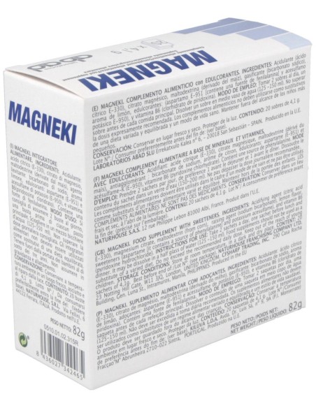Magneki Eferves Musculos/Huesos (Magneva) 20Sbrs. de Kiluva - Abad