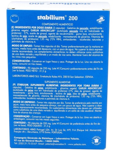 Stabilium Stres 90Cap. de Kiluva - Abad